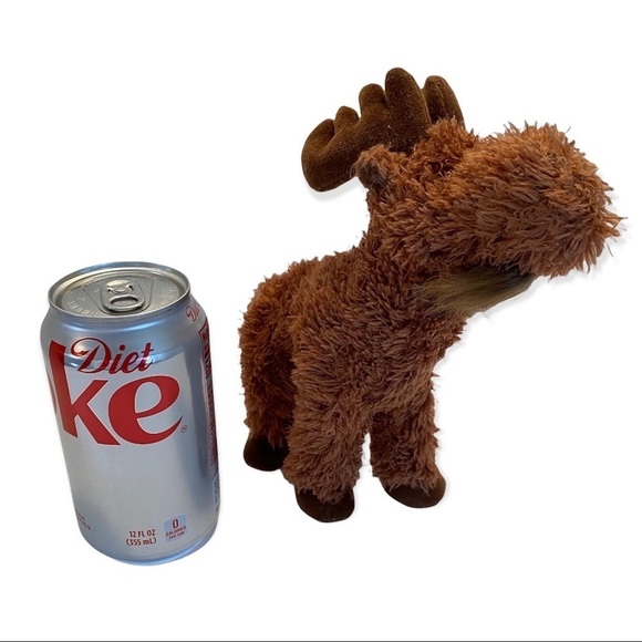 Gund Morie Jr. Standing Moose Stuffed Animal Plush 8" Brown MINT Tag - Picture 2 of 11